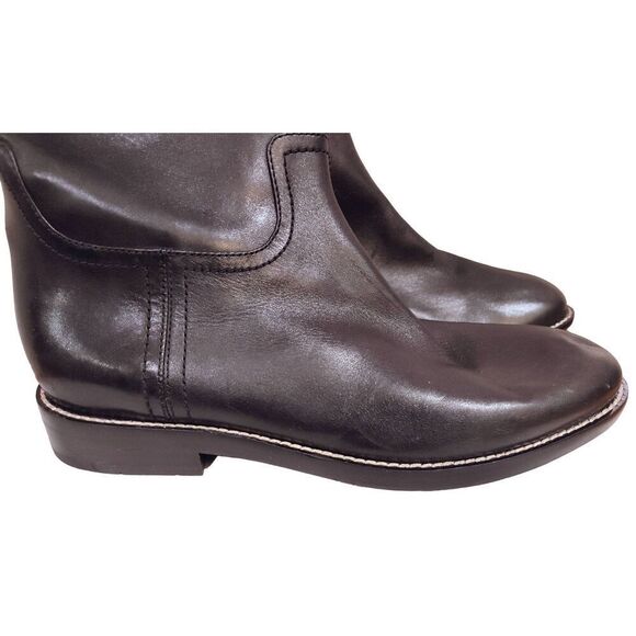 COLE HAAN HARRINGTON GRAND BLACK TALL LEATHER RIDING BOOT NOOB SZ 7B - Picture 10 of 15